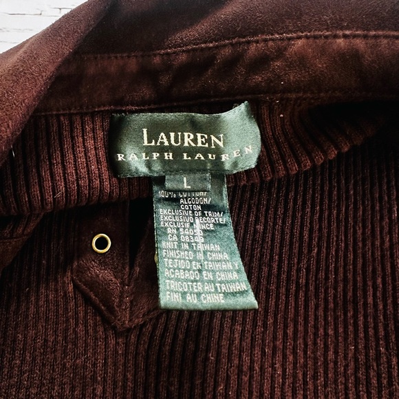 Ralph Lauren Chocolate Brown Polo Longsleeve! Womens Size - Picture 4 of 6